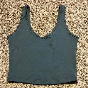 Dark Green Hollister Tank Top
